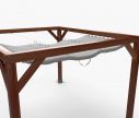 Pergola Nadstrešnica Classic - 300x 300 cm - vodootporna - bijela - Window2Print