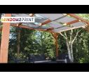 Tenda sa zaštitnom trakom - vodootporna - bijela