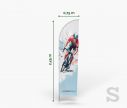 Classic Beach Flag Straight S - Fan Zone | Window2Print