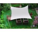 Pravokutno jedro za sjenilo 400x 400 cm – vodootporno – bijelo I W2P