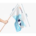 Zastava s drvenom palicom 91 x 60 cm - Fan Zone | Window2Print