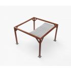 Pergola Nadstrešnica Classic - 300 x 300 cm - vodootporna - bijela - W2P