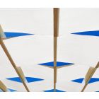 Tenda sa zaštitnom trakom - 100x500 cm - vodootporna - bijela ・ W2P